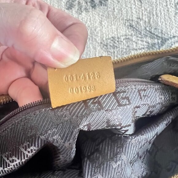 Gucci Camel Lambskin Leather Hobo Handbag - Picture 8 of 8